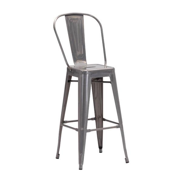 Gunmetal Steel Bar Chair