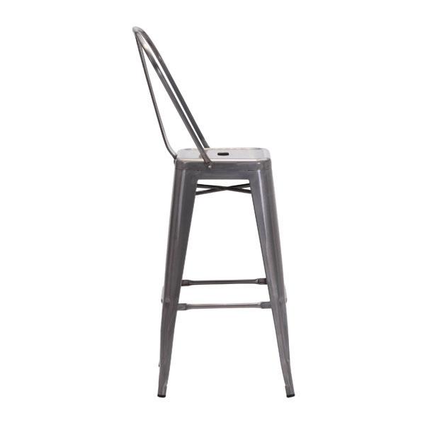 Gunmetal Steel Bar Chair