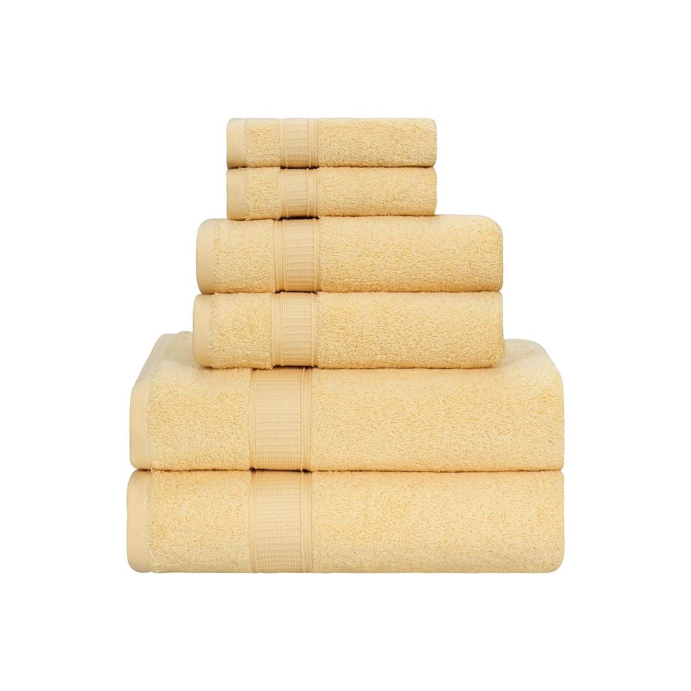 Turkish Cotton Full Bath Towels, Set of 6
