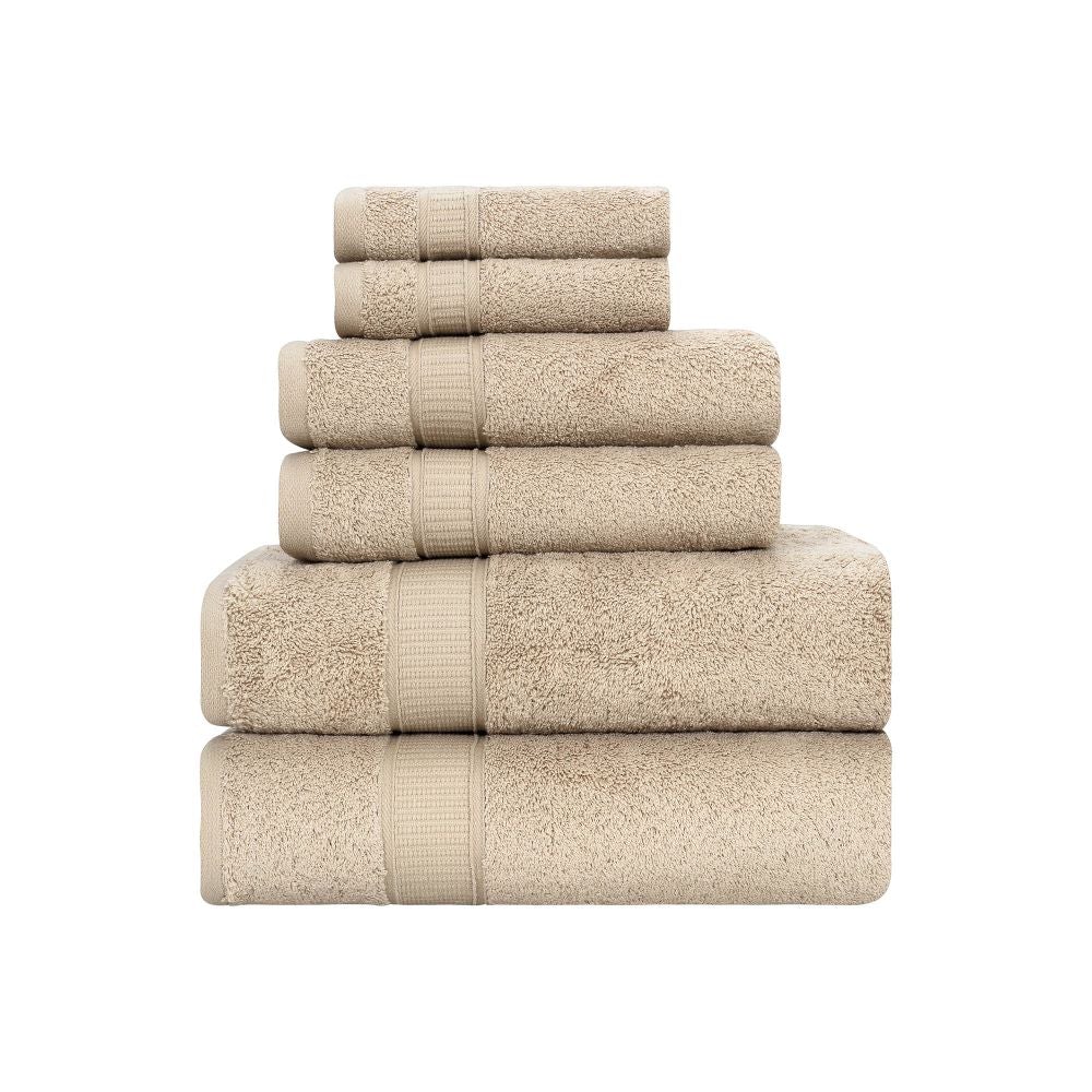 Turkish Cotton Full Bath Towels, Set of 6