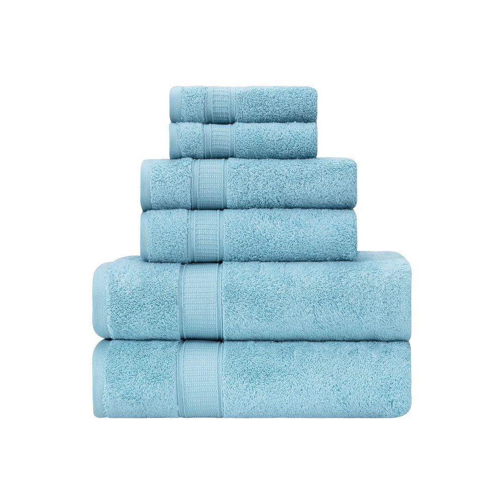 Turkish Cotton Full Bath Towels, Set of 6