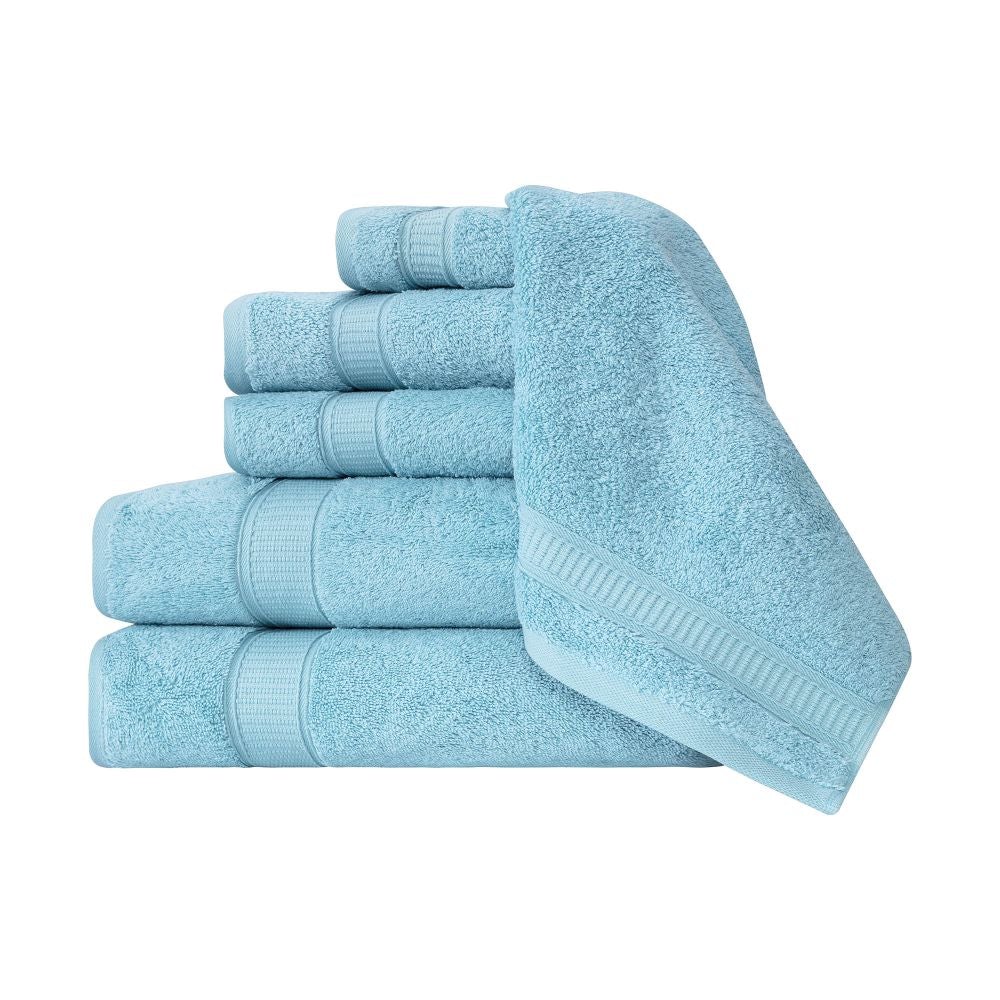 Turkish Cotton Full Bath Towels, Set of 6