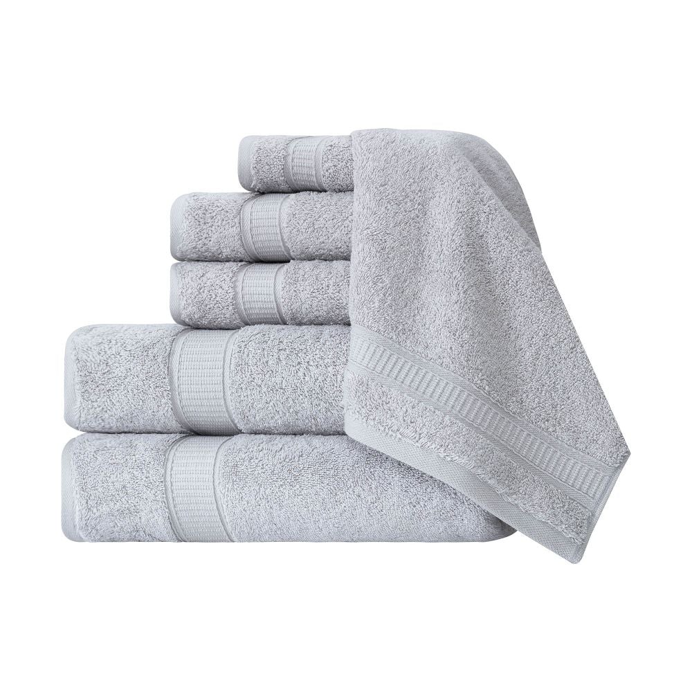 Turkish Cotton Full Bath Towels, Set of 6