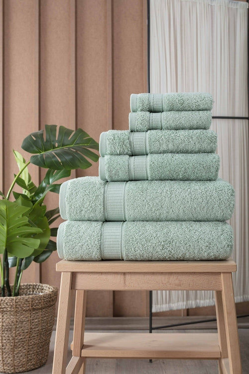 Turkish Cotton Full Bath Towels, Set of 6