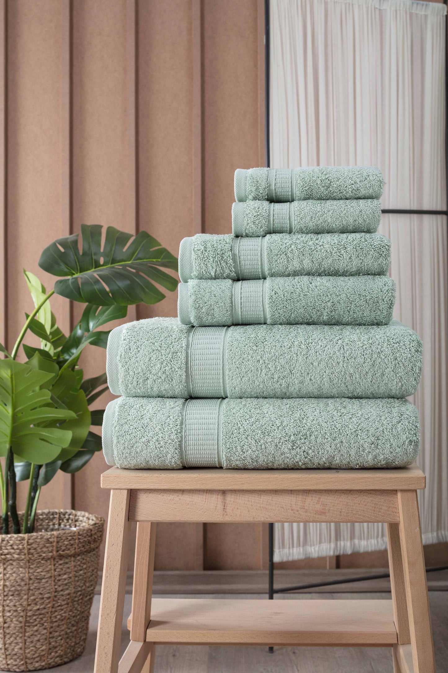 Turkish Cotton Full Bath Towels, Set of 6