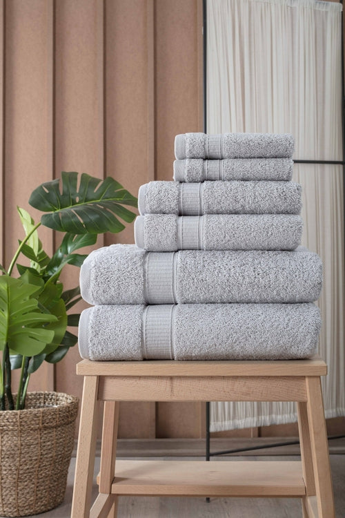 Turkish Cotton Full Bath Towels, Set of 6