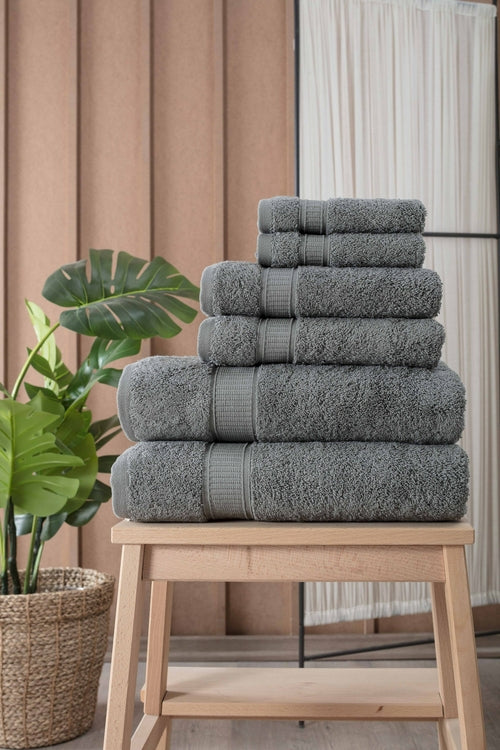 Turkish Cotton Full Bath Towels, Set of 6