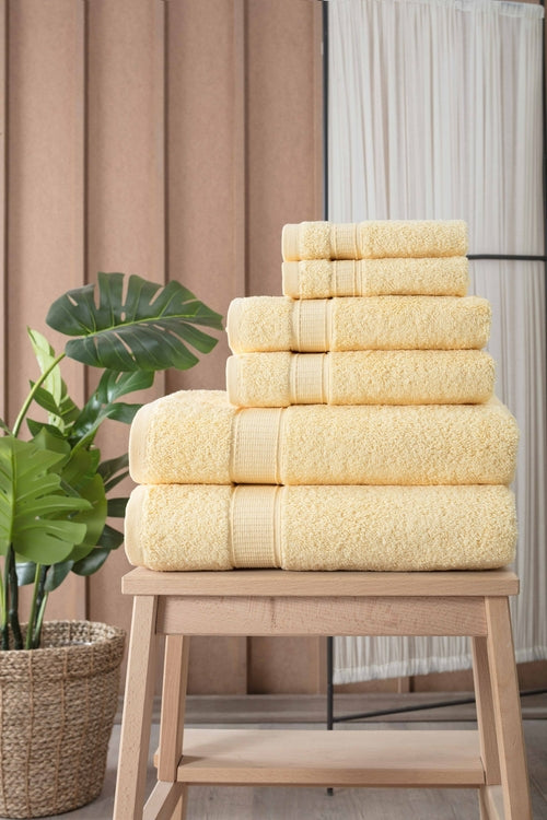 Turkish Cotton Full Bath Towels, Set of 6