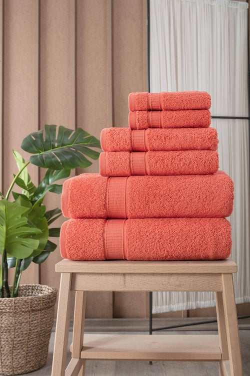 Turkish Cotton Full Bath Towels, Set of 6