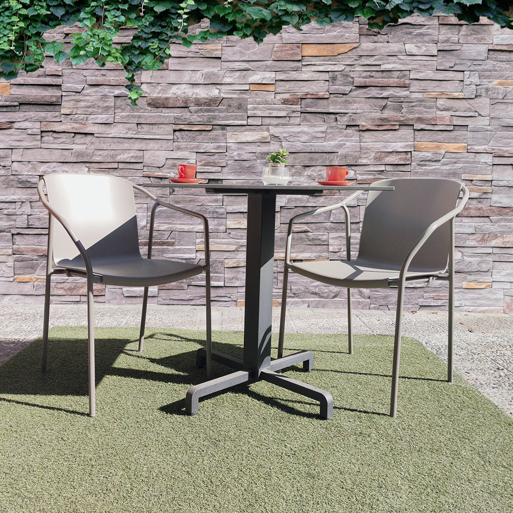 Set of 4 - Patio Dining aluminum Armchair - Commercial grade