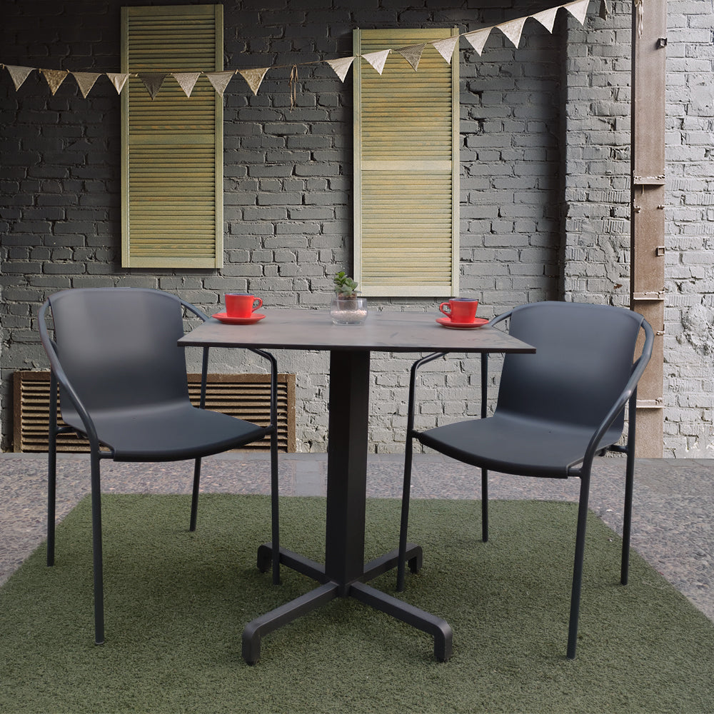 Set of 4 - Patio Dining aluminum Armchair - Commercial grade