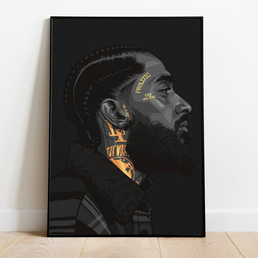 Nipsey Hussle Wall Art